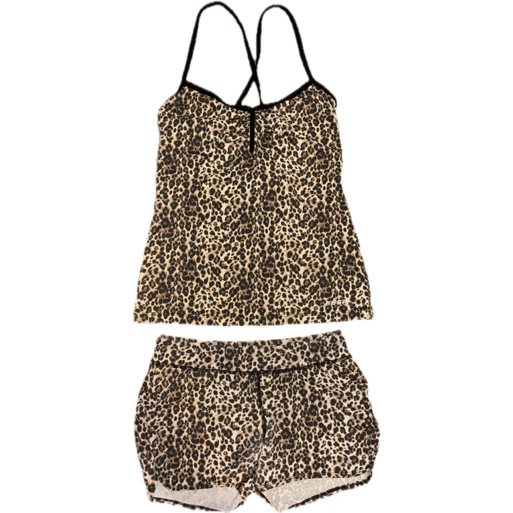 Bebe Sport Cheetah Swim Set Medium